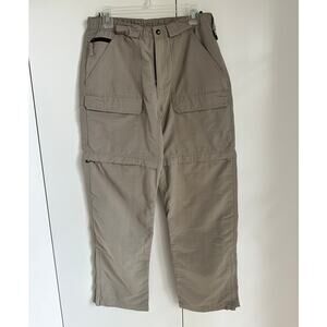 The North Face Hiking Convertable Cargo Pants Size M/34-36 Classic Khaki